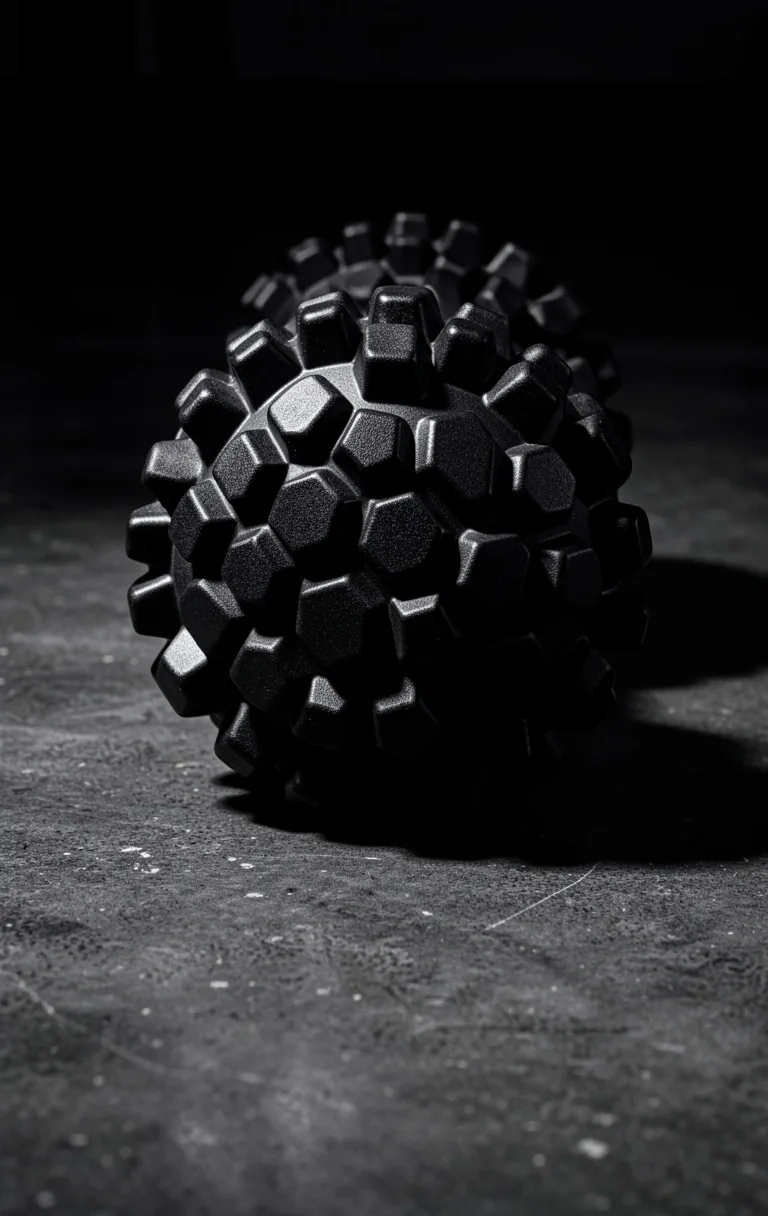 High-density foam roller macro detail